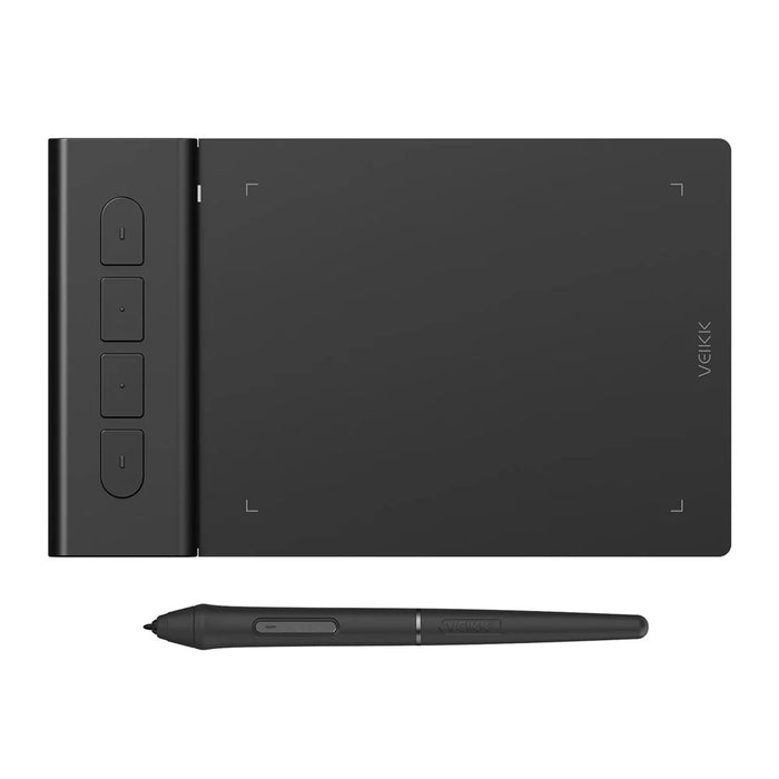 VEIKK VK430 4x3 inch Digital Drawing Tablet with Battery-Free Stylus 8192 Pressure Sensitivity Graphics Board - 1