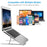 Laptop Holder Riser Computer Stand Adjustable Aluminum Foldable Portable Notebook Stand - 2