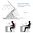 Laptop Holder Riser Computer Stand Adjustable Aluminum Foldable Portable Notebook Stand - 4