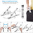 Laptop Holder Riser Computer Stand Adjustable Aluminum Foldable Portable Notebook Stand - 6