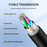 1m PVC Cord USB 3.0 Female to USB 3.0 Male Connection Line Data Transfer Cable - 5