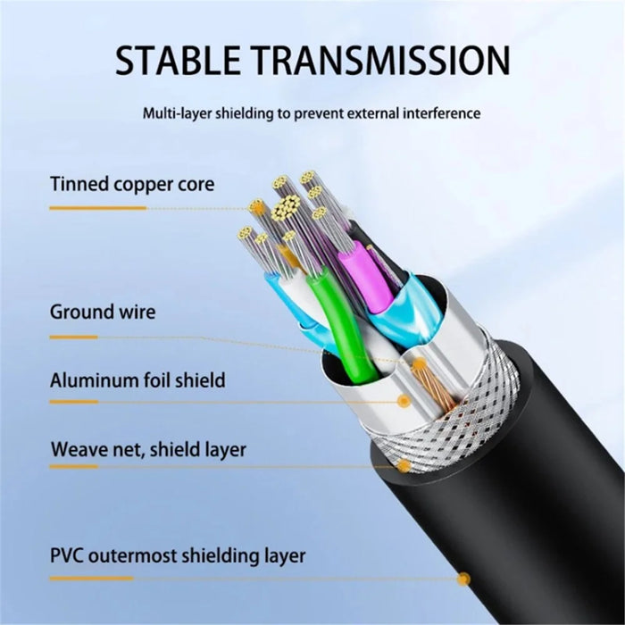 1m PVC Cord USB 3.0 Female to USB 3.0 Male Connection Line Data Transfer Cable - 5
