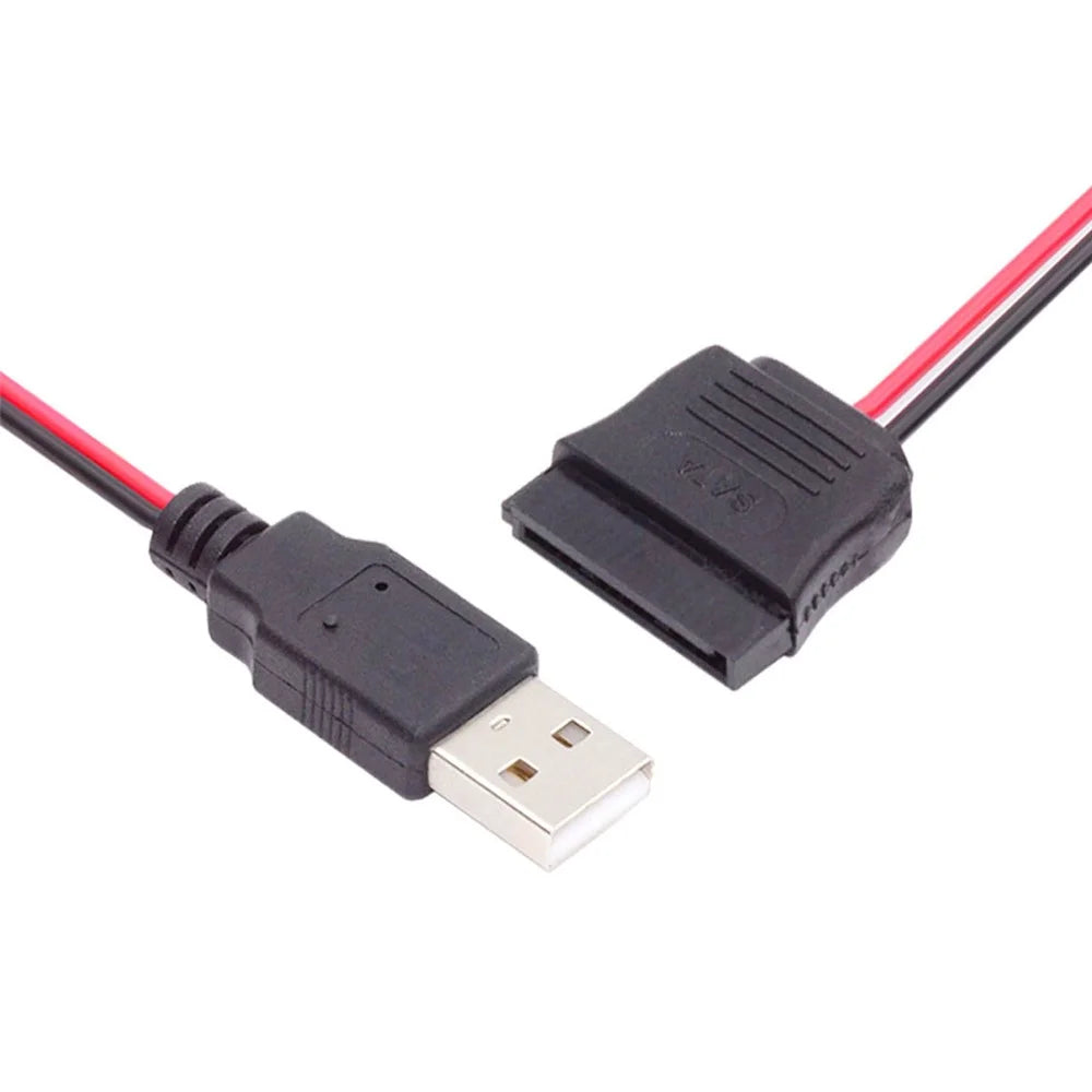 U2-070-1P DC 5V Single USB to SATA 15-Pin Power Cable for 2.5-inch SATA HDD SSD Disk Driver, 5V 2A Max - 7