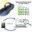 UC-170-0.07M 75mm Angled USB-C to USB-C Ultra Slim Flat USB2.0 Data Cable 65W Fast Charge Cord for Laptop Tablet Phone - 3