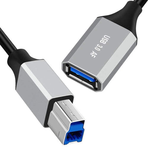 0.5m Type-C 3.1 to USB 3.0 Male Square Port Data Transmission Extension Cable for Printer - 1