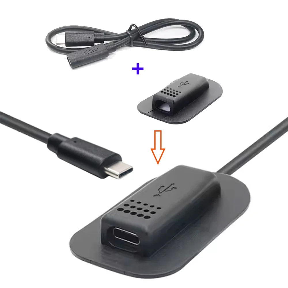 UC-172 USB-C 65W Type-C Male to Female Extension Cable for Outdoor Travel Camping Backpack Charging - 3
