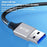 2m Plug and Play USB-A 3.0 to USB-B Square Port Male to Male Data Cable for Printer - 3