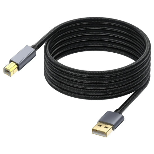 USB Printer Cable 5m Length USB 2.0 Type A Male to B Male Scanner Cord for MIDI Controller - 1