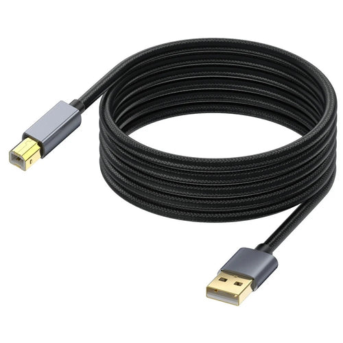 USB Printer Cable 3m Length USB 2.0 Type A Male to B Male Scanner Cord for MIDI Controller - 1