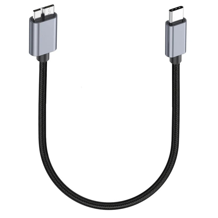 0.5m USB Type C to Micro B Cable Compatible with Seagate WD Westgate My Passport MacBook Pro / Ipad - 1