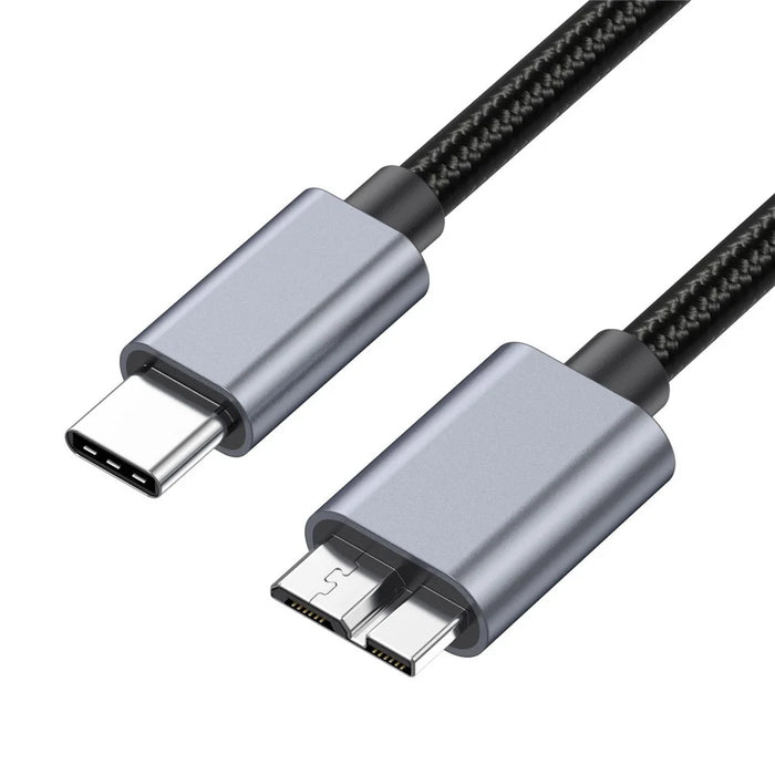 0.5m USB Type C to Micro B Cable Compatible with Seagate WD Westgate My Passport MacBook Pro / Ipad - 2