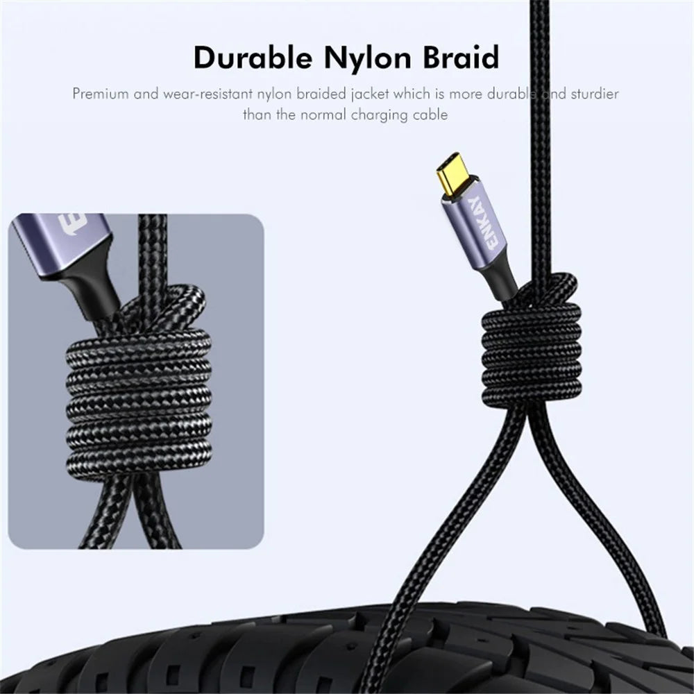 ENKAY 0.5m  ENK-CB172 USB 2.0 to 3 USB 2.0 Charging Cable OTG Splitter Y Extension Cord - Grey - 5