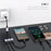 ENKAY 1.2m  ENK-CB172 USB 2.0 to 3 USB 2.0 Charging Cable OTG Splitter Y Extension Cord - Grey - 2