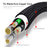 ENKAY 1.2m  ENK-CB172 USB 2.0 to 3 USB 2.0 Charging Cable OTG Splitter Y Extension Cord - Grey - 7