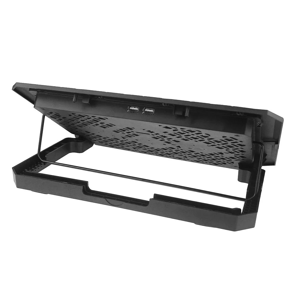 X3 Laptop Cooling Pad 7 Speed Adjustable Silent Fan Stand With Dual 14CM Fans USB Powered Height Adjustable - 4