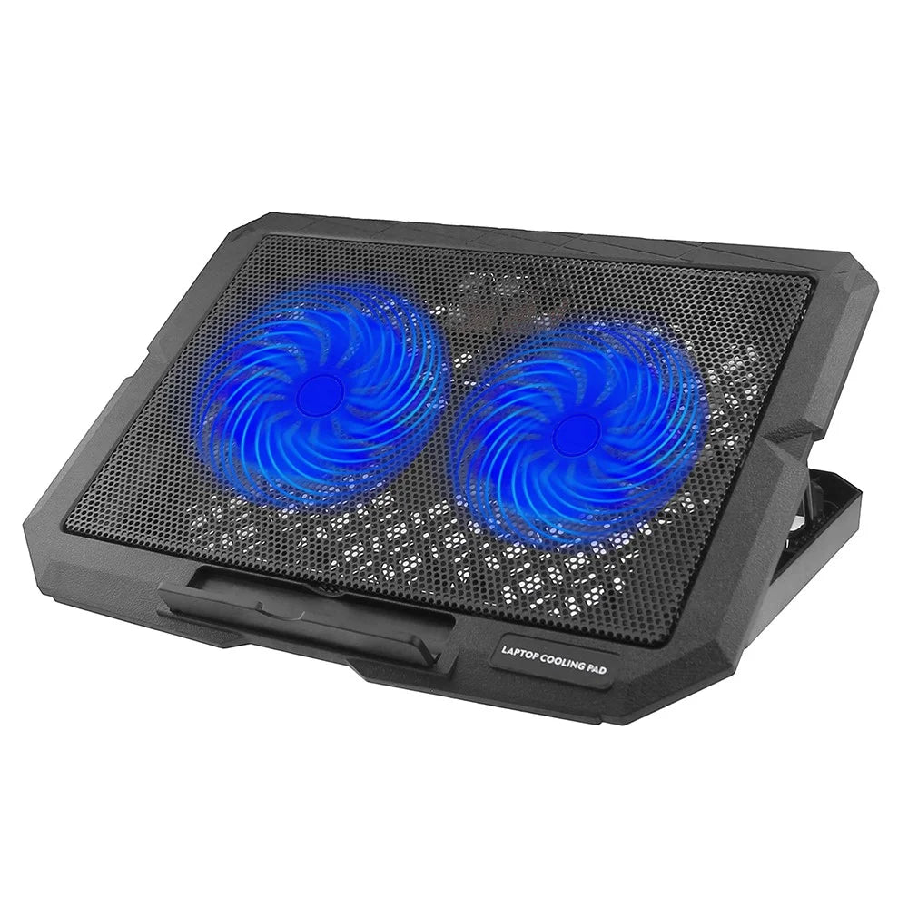 X3 Laptop Cooling Pad 7 Speed Adjustable Silent Fan Stand With Dual 14CM Fans USB Powered Height Adjustable - 6