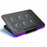 X8 Foldable Laptop Stand 6 ARGB Fans Cooling Pad Adjustable Height Notebook Cooler - 1