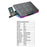 X8 Foldable Laptop Stand 6 ARGB Fans Cooling Pad Adjustable Height Notebook Cooler - 5