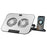 N22 Adjustable Laptop Cooling Stand Phone Holder Portable Notebook Cooler with 2 USB Ports - 2