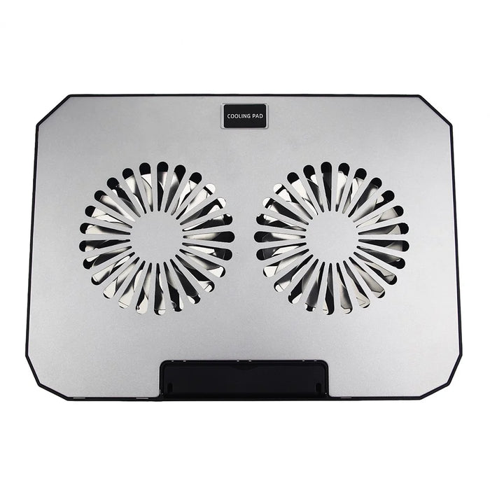 N22 Adjustable Laptop Cooling Stand Phone Holder Portable Notebook Cooler with 2 USB Ports - 6
