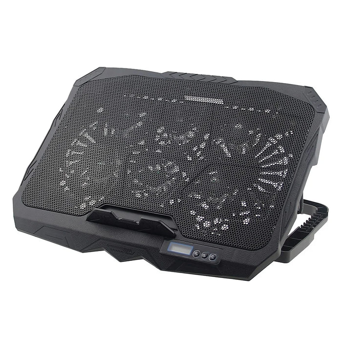 A6 Ergonomic Laptop Cooling Stand Height Adjustable Notebook Cooler with 6 Fans - 2