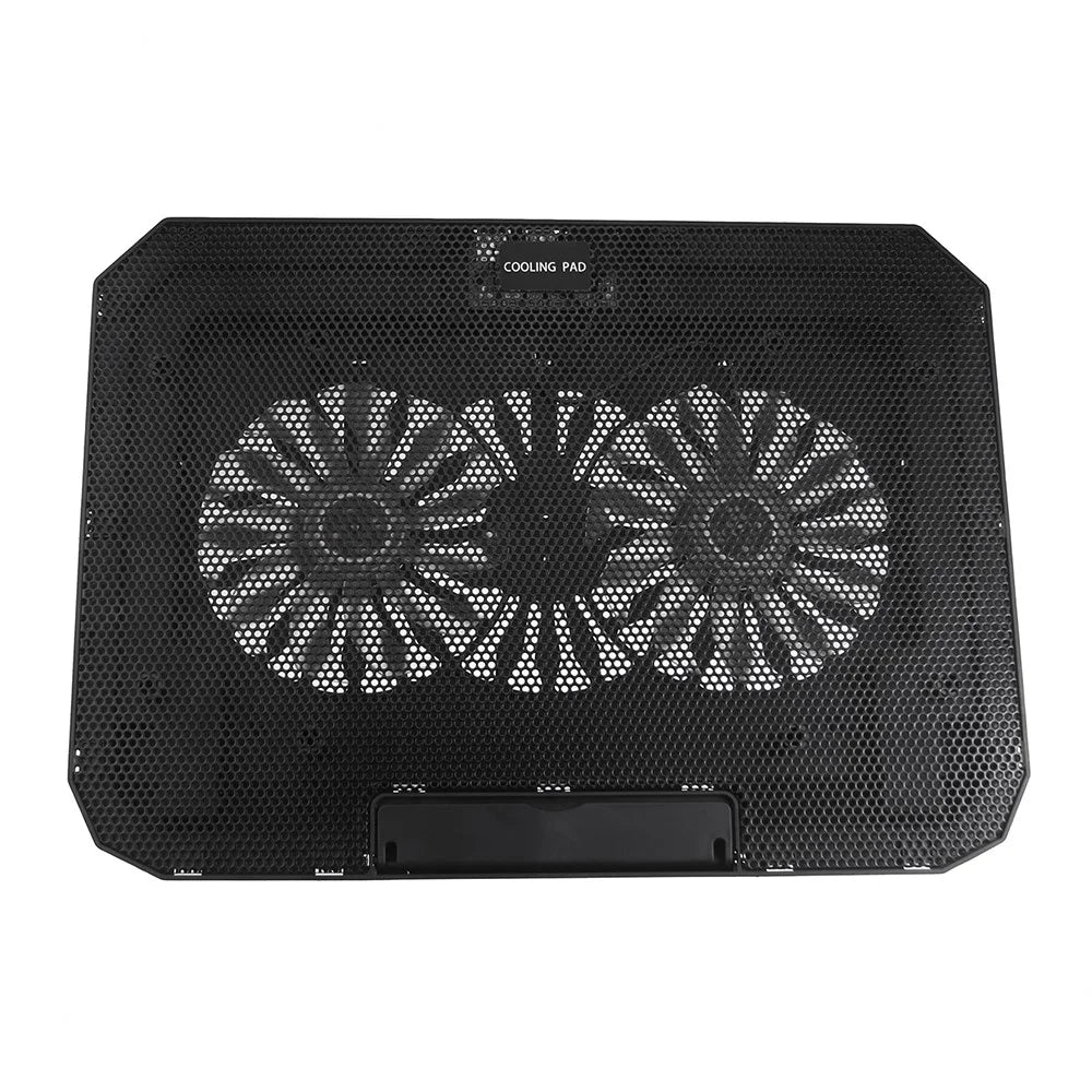 N33 Adjustable Height Laptop Stand with Phone Holder RGB Dual Fans Cooling Pad for Gaming Notebook - 5