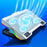 S605 RGB Light Laptop Cooling Pad Height Adjustable Gaming Notebook Cooler with Phone Holder - 3