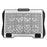 S605 RGB Light Laptop Cooling Pad Height Adjustable Gaming Notebook Cooler with Phone Holder - 6