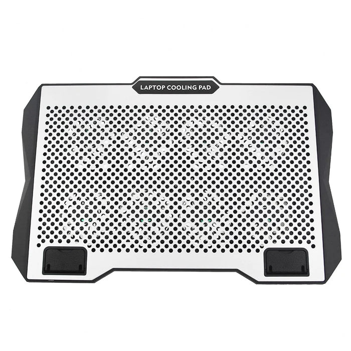 S608 RGB Light Laptop Cooler 8 Fans Adjustable Height Notebook Cooling Pad with Phone Holder - 4