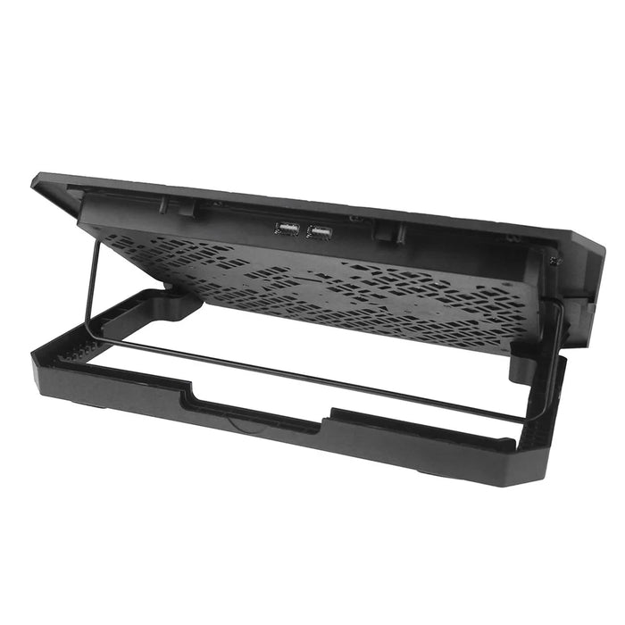 X1 Adjustable Height Laptop Cooling Pad Router Notebook Cooler Stand Fan Base - 2