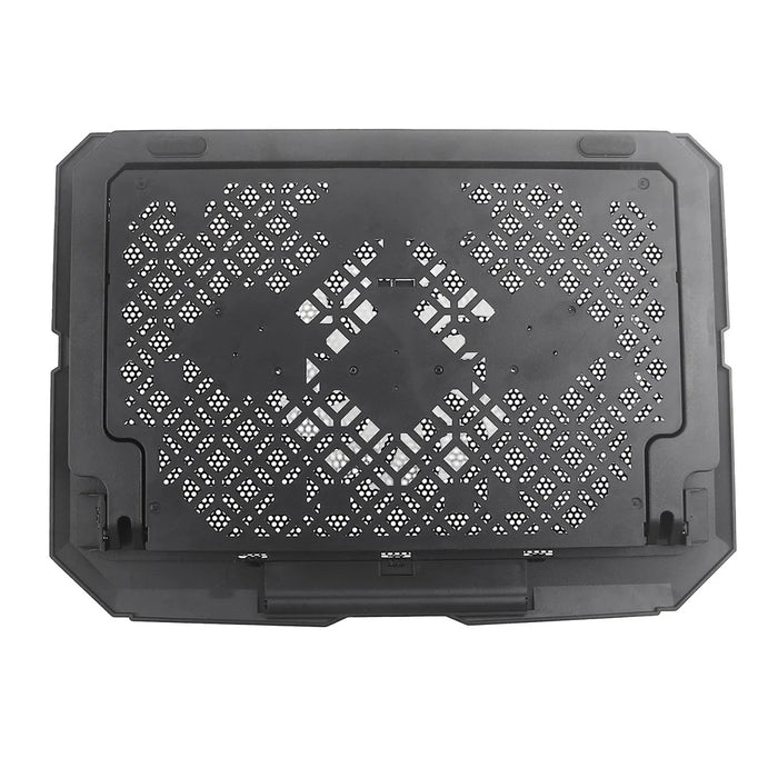 X1 Adjustable Height Laptop Cooling Pad Router Notebook Cooler Stand Fan Base - 4