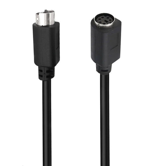 1.8m Mini DIN 6 Pin Cable Male to Female Straight Head Copper Core Extension Cord - 1
