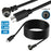 Mini DIN 6 Pin Cable 3 Meter Male Right Angle to Male Straight Connector Copper Core Extension Cord - 4