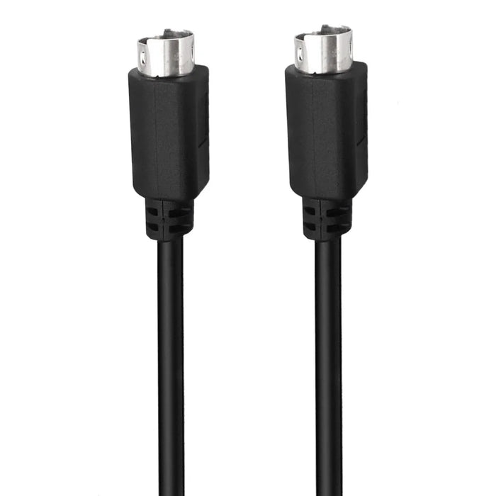 Mini DIN 6 Pin Cable 3 Meter Male to Male Straight Connectors Copper Core Extension Cord - 1