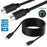 Mini DIN 6 Pin Cable 3 Meter Male to Male Straight Connectors Copper Core Extension Cord - 4