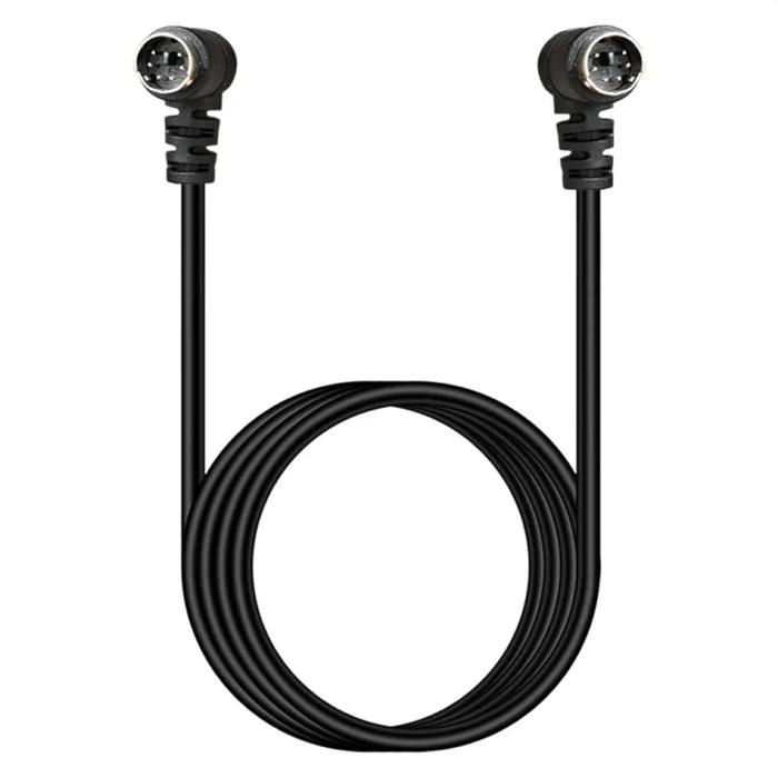 Mini DIN 6 Pin Cable 3 Meter Male to Male Double Right Angle Connector Copper Core Extension Cord - 2