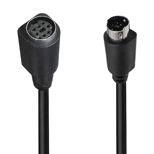 Mini DIN 7 Pin Cable 0.5 Meter Male to Female Straight Connector Copper Core Extension Cord - 1