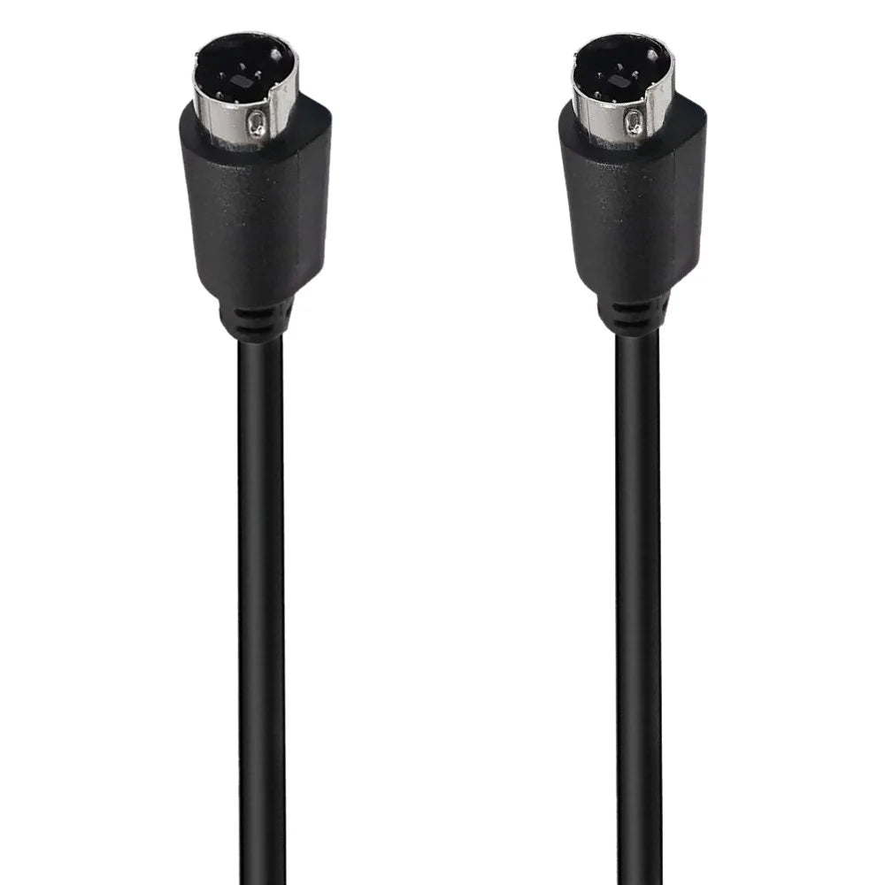 3m Mini DIN 7 Pin S-Video Cable Straight Male to Male Audio Video Transfer Cord - 1