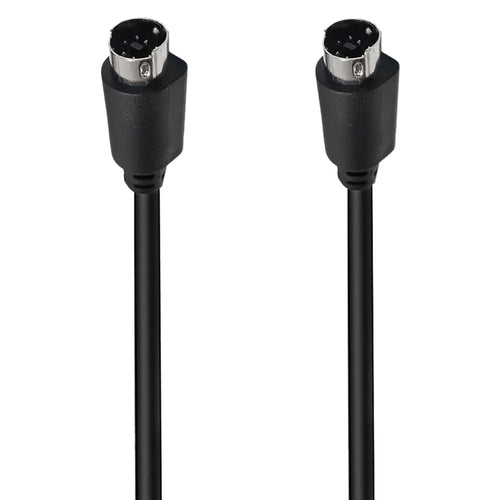 1.8m Mini DIN 7 Pin S-Video Cable Straight Male to Male Audio Video Transfer Cord - 1