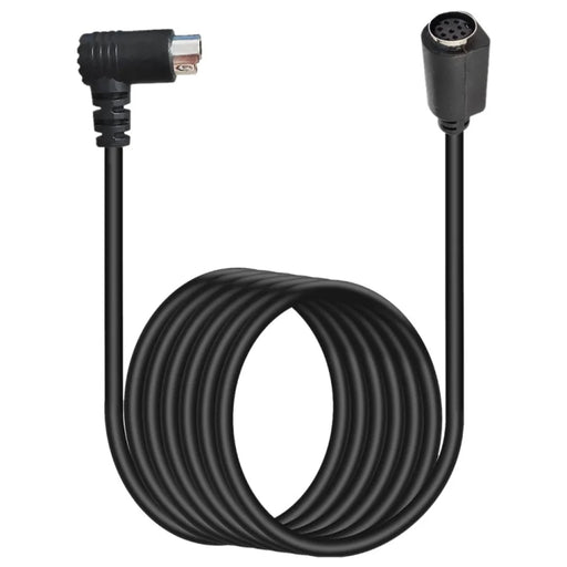 0.5m DIN 8 Pin Male to Female S Video Cable Angled Connector Audio Video Cord for Set Top Box - Black - 2