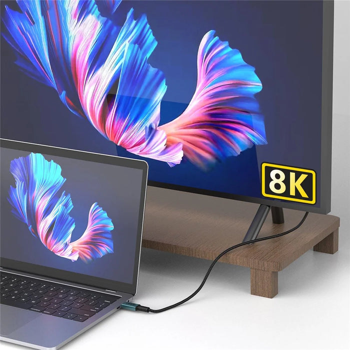ONTEN OTN-CC203 2m USB4 Cable 40Gbps Transfer Rate 100W Charging Full Function Data Cable - 5