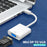 Mini DisplayPort to VGA Adapter for MacBook Pro / Air / iMac to Monitors Projectors TVs - White - 3