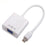 Mini DisplayPort to VGA Adapter for MacBook Pro / Air / iMac to Monitors Projectors TVs - White - 5