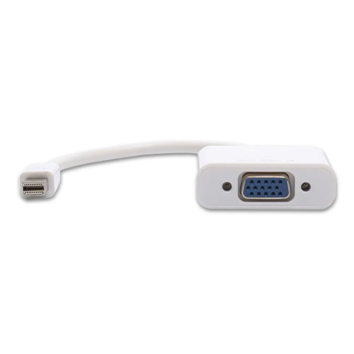 Mini DisplayPort to VGA Adapter for MacBook Pro / Air / iMac to Monitors Projectors TVs - White - 7