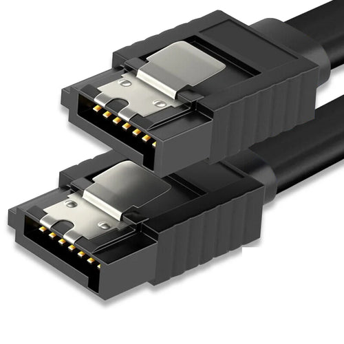 JEYI SATA 3.0 Data Cable 40cm High Speed HDD SSD Connector Straight/Right Angle for Computer Motherboard - L11 (Dual Straight Head) - 1