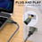 3m USB-A Male to USB-B 2.0 Male Printer Cable 480Mbps Data Transfer Braided Extension Cord - Grey - 5