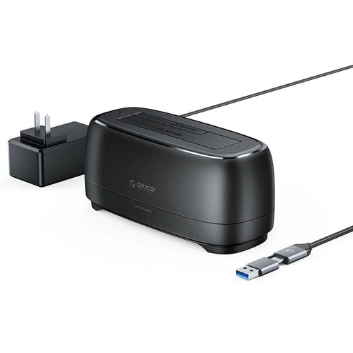 ORICO DD18C3 Hard Drive Dock Mobile Copy Station Compatible with 2.5 / 3.5 Inch SATA Hard Drives - EU Plug - 1