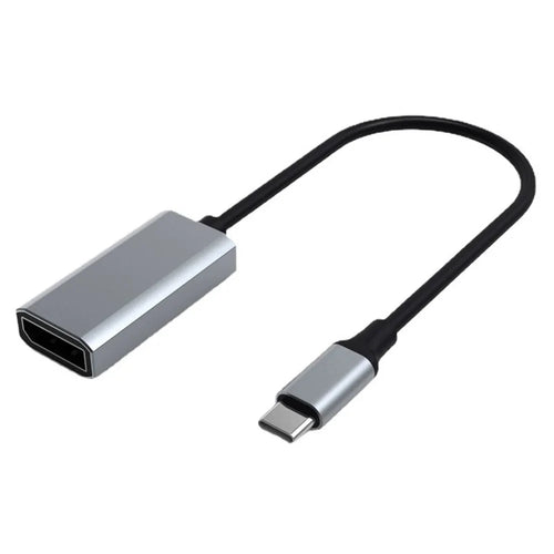 HC-67 USB C Male to DisplayPort Female Cable DP 1.4 4K HD Video Adapter Cable for Smartphone / Tablet / Laptop - Grey - 1
