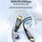 D33230 3m USB 3.2 Type-C to Type-C Cable 8K 20Gbps 100W Fast Charging Data Cable - Black - 4