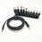 1.5m Multifunctional USB-C to DC Power Cable PD Fast Charging Power Cord with 10Pcs Adapters for Laptop - 4